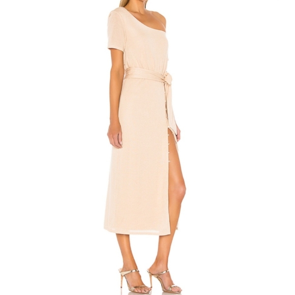 Eden Midi Dress Natural Tan Privacy Please - Picture 2 of 5